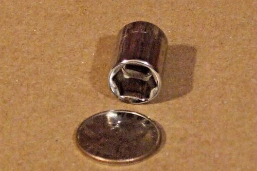 HUSKY 11 mm Scoket - 1/4 Inch Drive, 13/16 Inch Tall   No rust, Little to no use