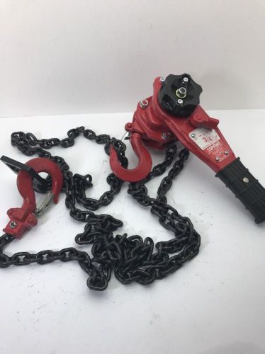 Coffing lsb-1500b-10 steel lsb-b model ratchet lever hoist with hook for sale