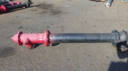 MUELLER FIRE MAIN HYDRANT W/5&#034; PIPE &amp; ELBOW #1031950J FM 250WP 5 1/4 2006 NEW