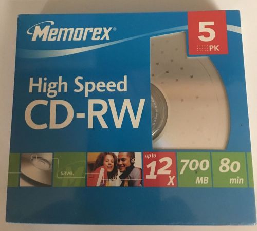 Memorex High Speed CD-RW 5 pack