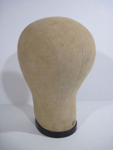 Vintage Cloth Head Block Hat Wig Stand Form Display Patent 3300108