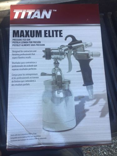 Titan Maxum Elite Pressure Fed Hvlp Spray Gun