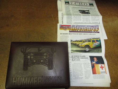 HUMMER 1994 OWNERS MANUEL w/ EXTRAS [from my car sold in 2000]