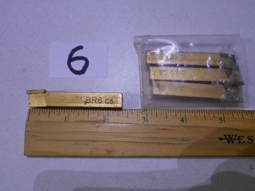 BR6 C5 Carbide Tipped Tool Bit - USA (4 pieces) NOS