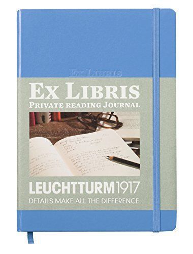 LEUCHTTURM1917 342909 Ex Libris, Private Reading Journal, Medium  A5 , English,
