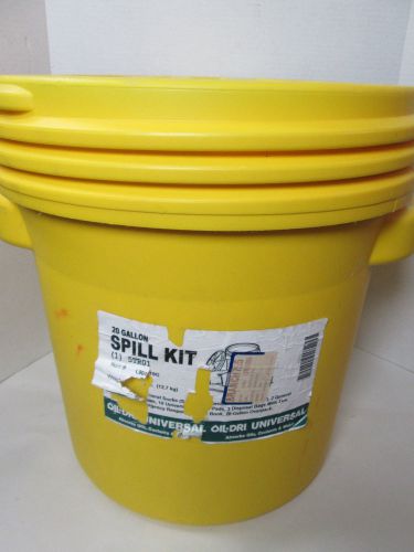 Oil-dri universal 20 gallon spill kit 5tr01 eagle lab pack emergency response cs for sale