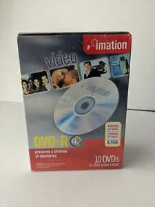 10-pack Imation DVD + R 4.7GB in presention case