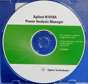 Agilent HP Keysight N1918-90001 N1918A Power Analysis Manager CD