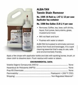 Alba Chem TAN Tannin Stain Remover No. 1505 16oz bottle
