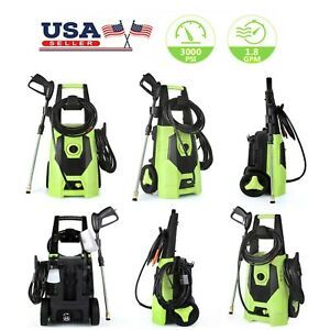 3000 PSI 1.8GPM Electric Pressure Washer Cleaner High Power Sprayer Machine Tool