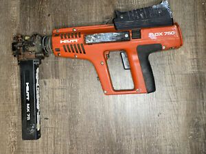 HILTI DX750 Powder actuated concrete nailer With Mx 75 Mag.  Not working parts