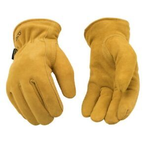 Kinco 903HK-L Lined Suede Deerskin Leather Driver Glove