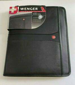 Wenger SwissGear Black Carina Binder Folio New