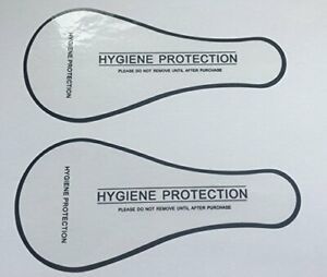 100 Adhesive Protective Hygiene Try On Thong / String Stickers / labels for S...