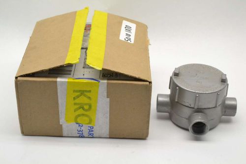 Killark gectt-2 outlet body t-type npt 3/4 in aluminum conduit fitting b381718 for sale