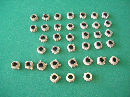 (37) - 1/2&#034; insulated metallic bushings - new-old-stock - o-z gedney for sale