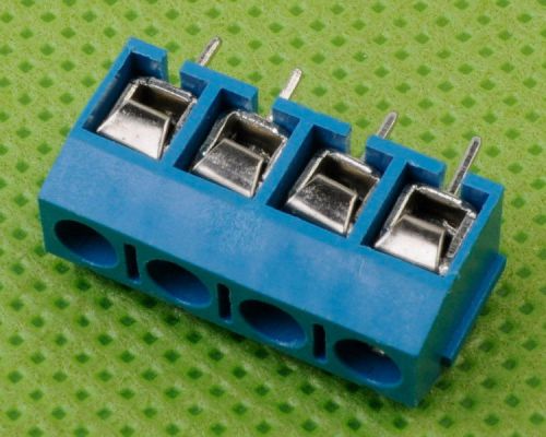 30pcs kf301-4p 5.08mm blue connect terminal blue screw terminal connector for sale