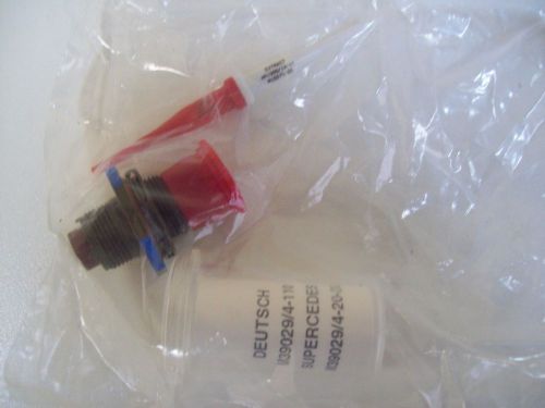 RAYCHEM MS3474W10-6P 6-PIN CONNECTOR W/ M39029/4-110 CONTACTS - BRAND NEW