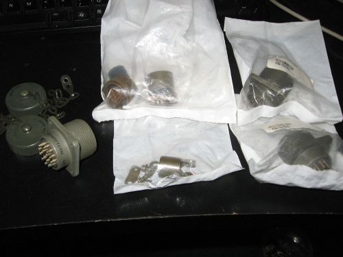 Lot of Various Military Style Twist Connectors MS ITT Cannon Amphenol NOS Bag