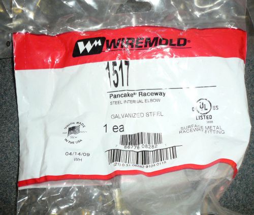 Lot of (8) wiremold steel combination connector 1500 series 1517 raceway nip new for sale