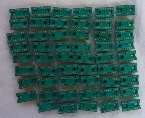 Lot 53 AUGAT 16 contact IC Sockets NOS