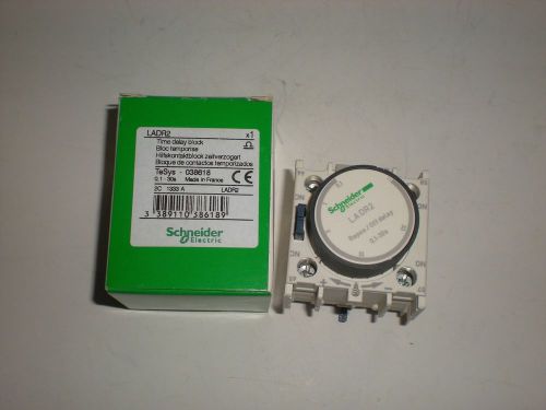 Schneider electric ladr2 0.1-30s time delay block new for sale