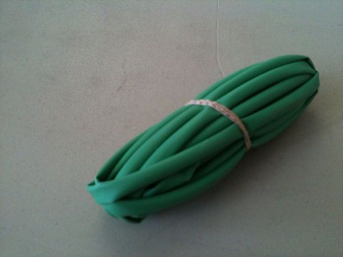 3/16&#034; id / 4.5mm thermosleeve green polyolefin 2:1 heat shrink tubing-10&#039;section for sale