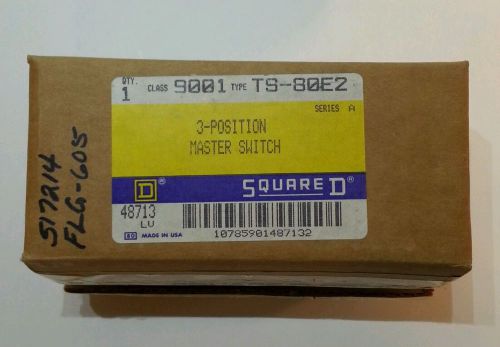 Squared 3 position Master Switch 9001 Type TS-80E2 Series A KA-4 H