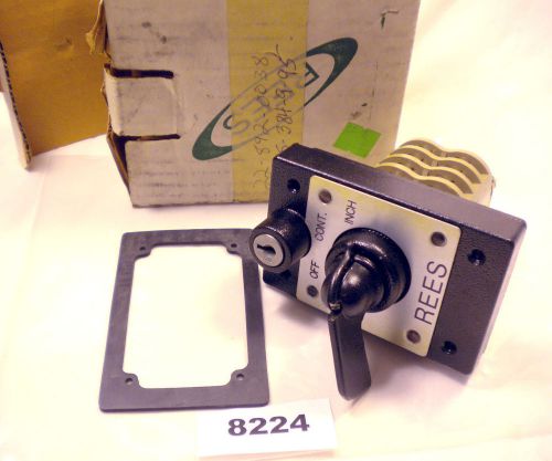 (8224) rees heavy duty selector switch 04925-384-9-95 4 pos for sale