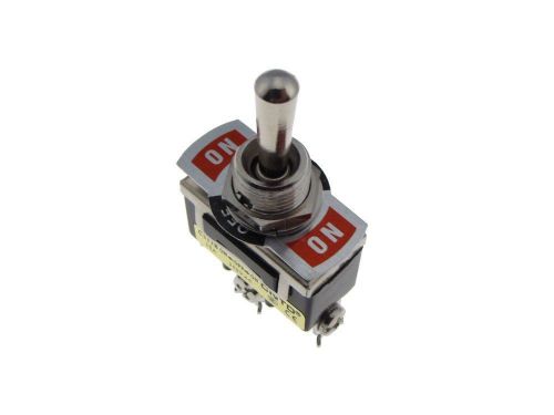 HQ C513B DPST 15A/250V ON-OFF-ON Panel Mount Toggle Switch