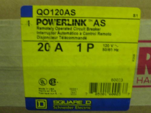 Square D Powerlink AS 20 Amp Circuit Breaker NIB