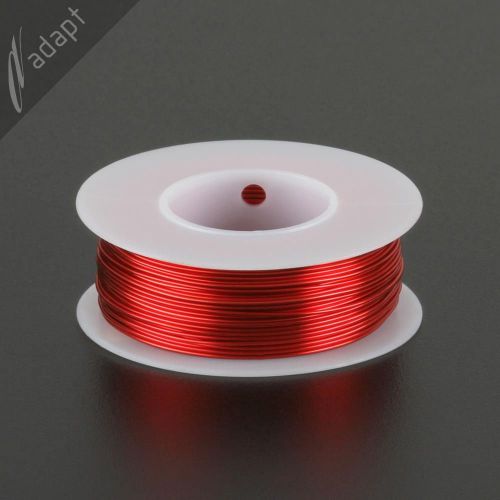Magnet Wire, Enameled Copper, Red, 22 AWG (gauge), HPN, 155C, ~1/4 lb, 125 ft