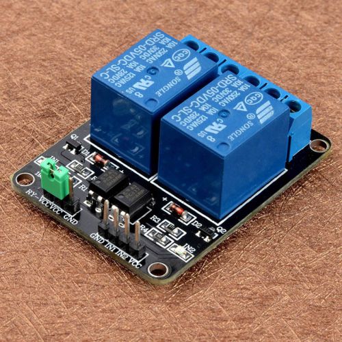 5V Two 2 Channel Relay Module With optocoupler For PIC AVR DSP ARM Arduino
