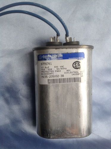 Ge capacitor  17.5 uf , 17.5 mfd (micro farad) 330 volt vac for sale