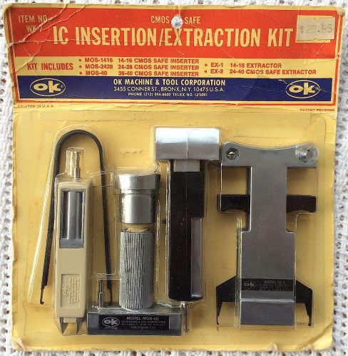 IC Insertion / Extraction Kit - OK Industries - WK7 - New Old Stock