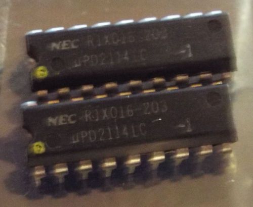 NEC 2114 1024 x 4 1k x 4 static ram 2 pieces
