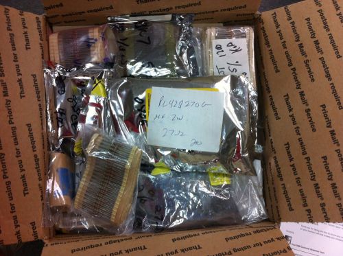 Lot of carbon and metal film axial resistors 31 value over 26k parts, new for sale