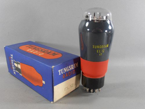 TUNGSRAM EL12 Vintage Vacuum Pentode Tube // NEW!!