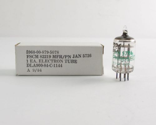 Lot of 10 - Philips ECG JAN 5726 Twin Diode Vacuum Electron Tube 7-pin Miniature