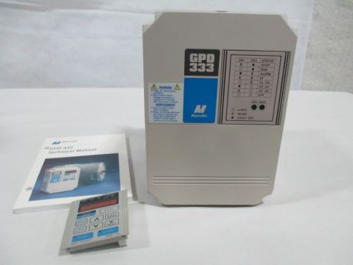New magnetek gpd333 ds042 variable frequency 1.5hp 460v 2.6a ac drive d211787 for sale