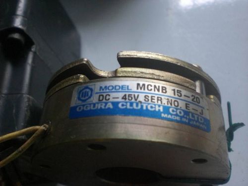 1PCS Used Good OGURA CLUTCH CO. DC-45V MCNB 15-20 MCNB1520 #E-E6