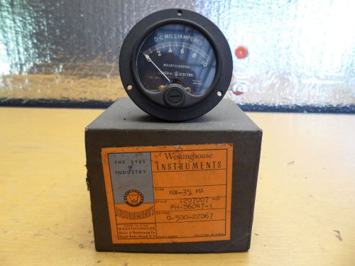 Westinghouse/ge 0-10 dc milliamperes type nx35ma,style 1207007/ph-860471  in box for sale