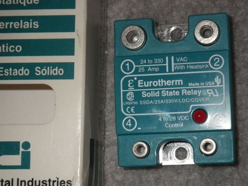 Eurotherm Solid State Relay 25Amp 24 to 330VAC, New