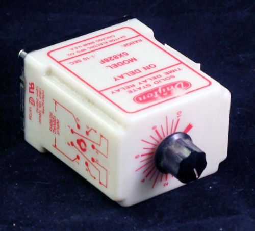 DAYTON 5X828F SOLID STATE TIME DELAY RELAY .1-10 S.