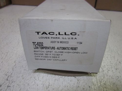 LOT OF 4 TAC, LLC TC-5232 LOW TEMP AUTOMATIC RESET *NEW IN A BOX*