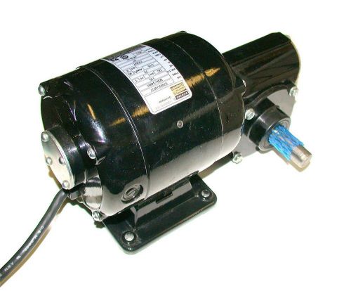New bodine electric dc gearmotor 115 vdc 1/15 hp  model nsh-34rh (2 available) for sale
