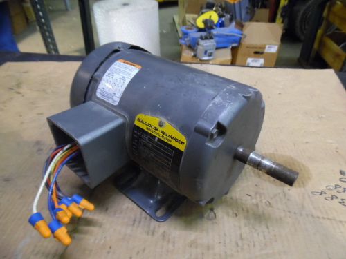 BALDOR RELIANCE .75HP INDUSTRIAL MOTOR,RPM 1725,208-230/460V,SN:W1205041053,USED