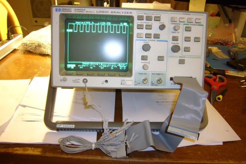 Agilent HP 54620A Logic Analyzer with Digital Pods 16 channels 500MS/s + Manual