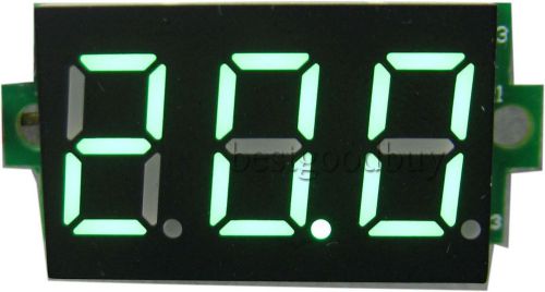 DC 3.50-30V green led min digital voltmeter panel volt gauge voltage meter 0.36&#034;