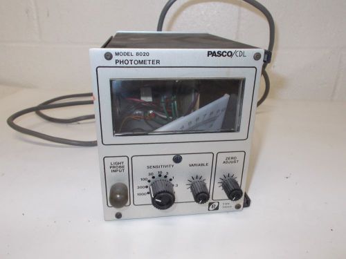 Used Pasco Model OS-8020 Laboratory Photometer Light Intensity Meter For Parts